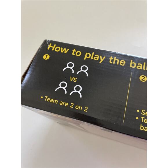 Fasies Roundnet Game Set Includes 3 Balls Net and Bag Open Box FUN OUTDOOR GAME - Picture 8 of 11